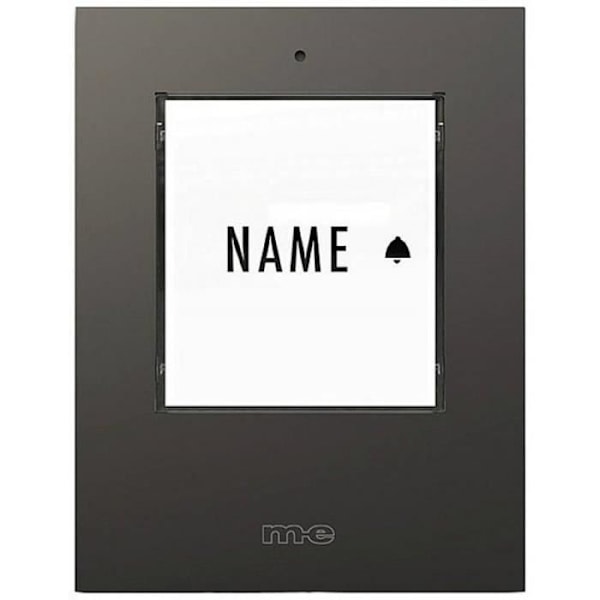 Trådlös dörrklocka - m-e modern-electronics - 41303 - Upplyst sändare - Med namnbricka - Utility