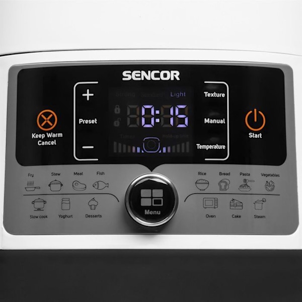 SENCOR SPR 3600WH Multifunktionell tryckkokare