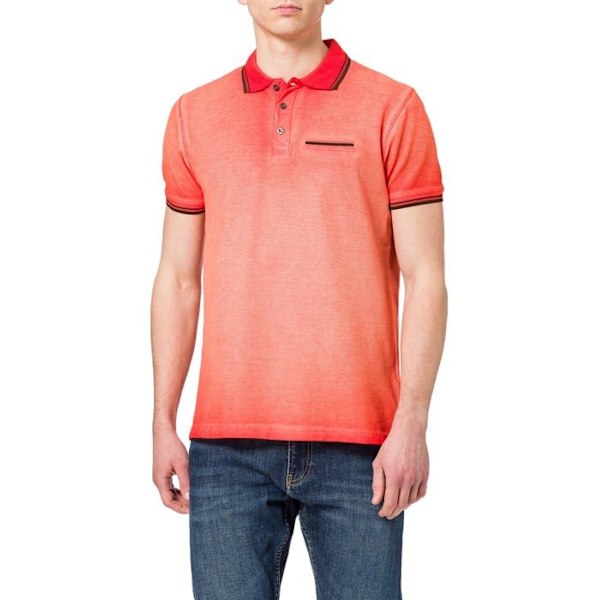 Polo Blue seven - Herren Poloshirt - Herr Polo Orange XL