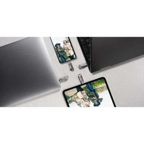 sandisk - usb sandisk ultra dual drive luxe usb c 64gb 150mb/s usb 3.1 gen 1