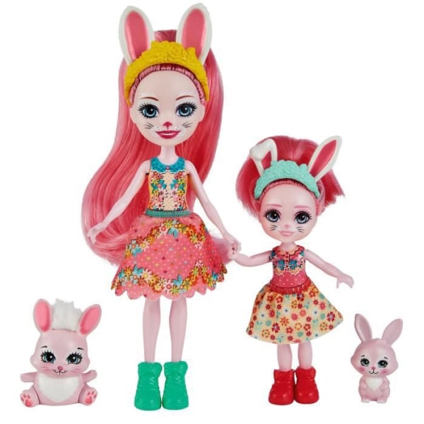 Enchantimals - Bree Bunny &amp; Little Sister - Docka