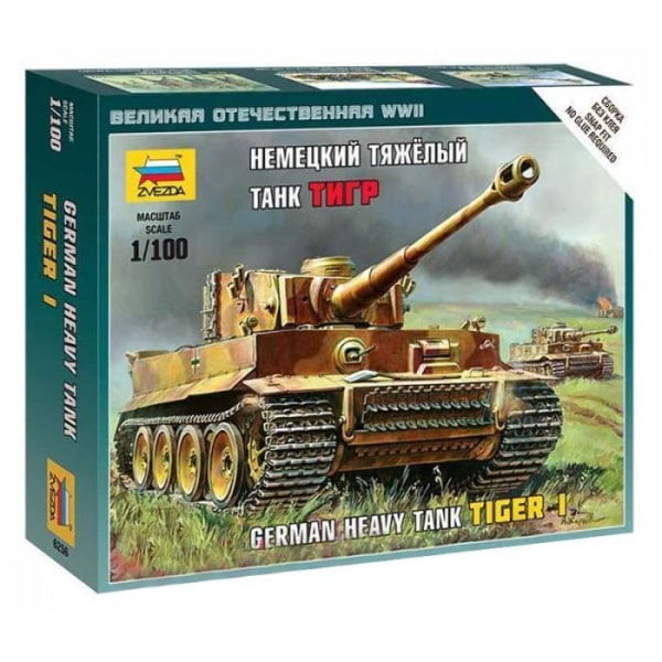 Modell tysk stridsvagn Tiger I Unik vinge Unik färg