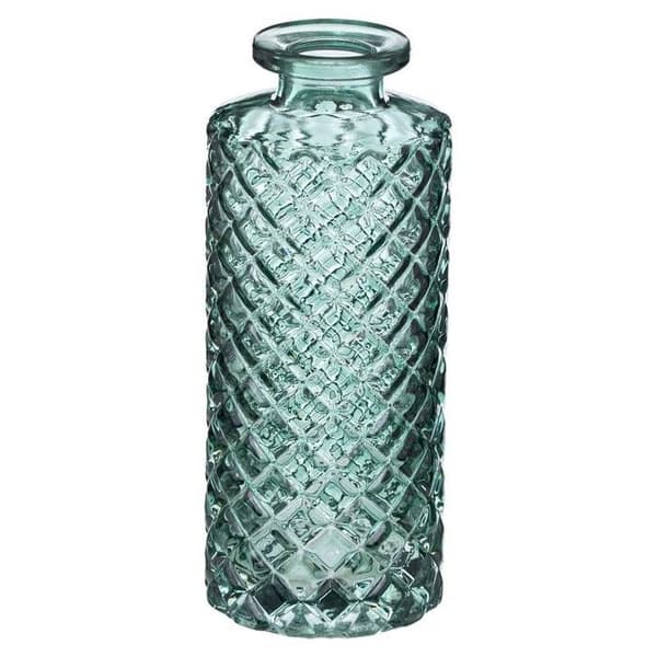 Set med 3 soliflore grön D5,4cm Blå
