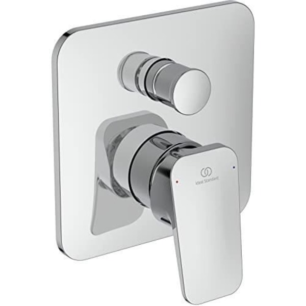 Badrumsblandare CERAPLAN - IDEAL STANDARD - Grå - Vattensparande - Keramisk patron krom
