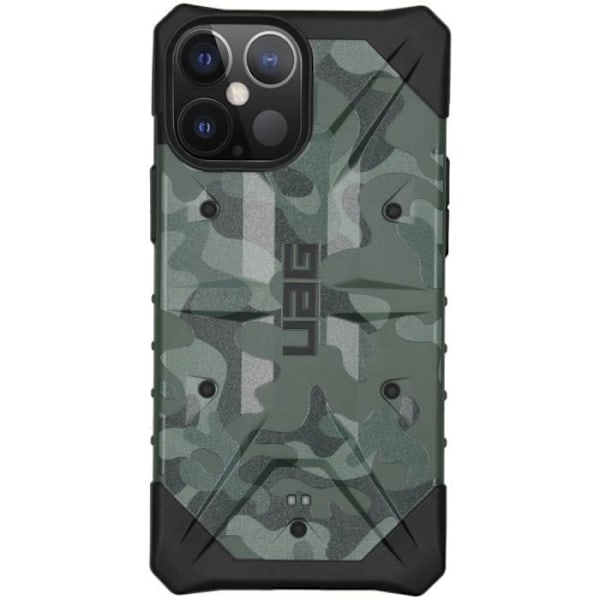 Coque - UAG - Pathfinder - iPhone 12 Pro Max - Kamouflage Skog - Lätt skydd Flerfärgad, grön