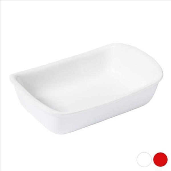 Ugnsform - Pyrex - Supreme - Keramik - 22 x 15 cm - Tål maskindisk Vit