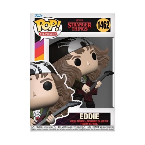 Funko Pop! TV: Stranger Things - Hunter Eddie (med gitarr) Flerfärgad