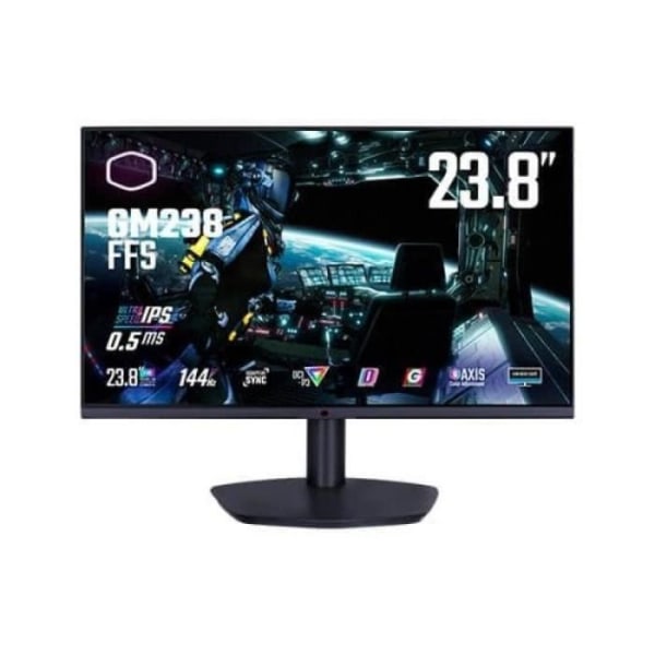 GM238-FFS, 60 cm (24 tum) spelskärm, svart, FullHD, IPS, VRR, 144Hz panel