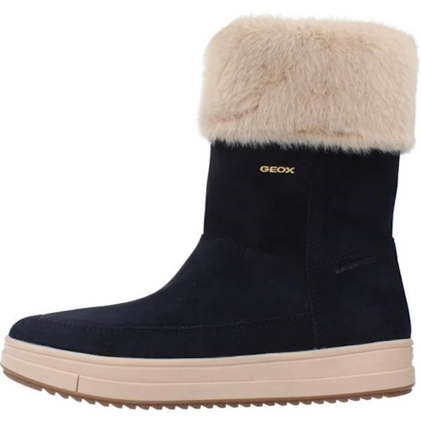 Botte Fille - GEOX - 125906 - Blå - Innersula Micro Gome - Utsida i Läder Blå 37