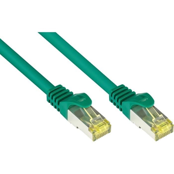Patchkabel Cat.7 - Bra Förbindelser - 50m - S/FTP - Brandbeständig - Grön