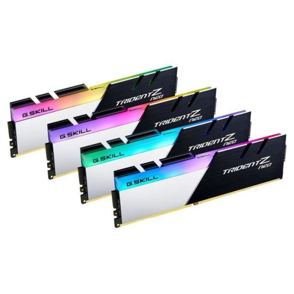 G.Skill Trident Z Neo 32 GB (4x 8 GB) DDR4 3600 MHz CL14 - Quad Channel Kit 4 DDR4 RAM-minnen PC4-28800 - F4-3600C14Q-32GTZNA