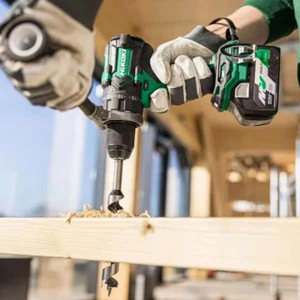 Slagbor med slagfunktion - HIKOKI - DV36DCW2Z - Batteri 36V - Automatisk chuck 13mm - Professionell