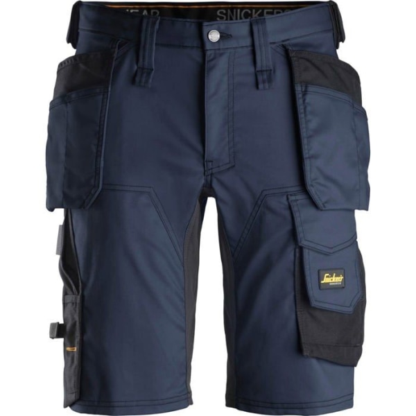 Professionella shorts - professionella bermudashorts Snickers - 6141 - X - x - Bermudashorts - Blandat marinblå 46