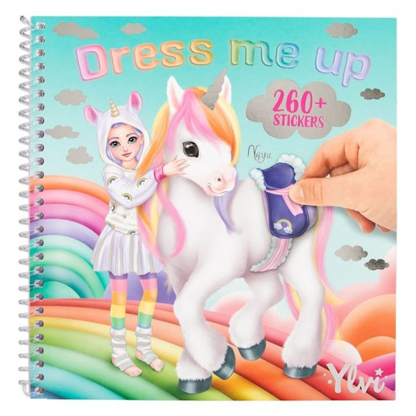 Målaralbum Ylvi modell Dress me up Naya rainbow
