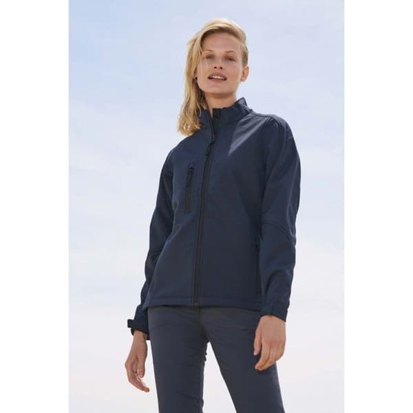 Damjacka - SOL'S - Roxy - Grå Melange - Softshell - Vattentät 8000 mm Grå jag