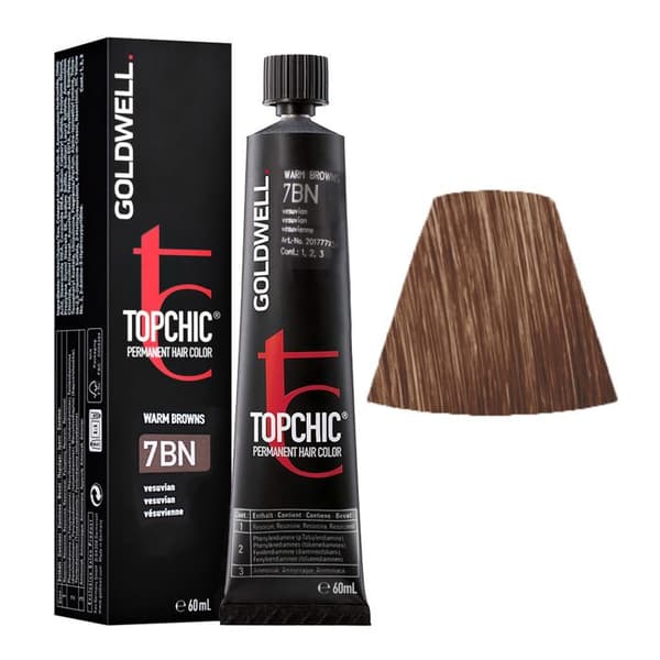 Goldwell Topchic Varmbruna 7BN Permanent Hårfärg 60 ml.