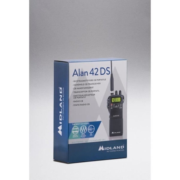 MIDLAND ALAN 42-DS Multiband Handheld CB Radio Svart