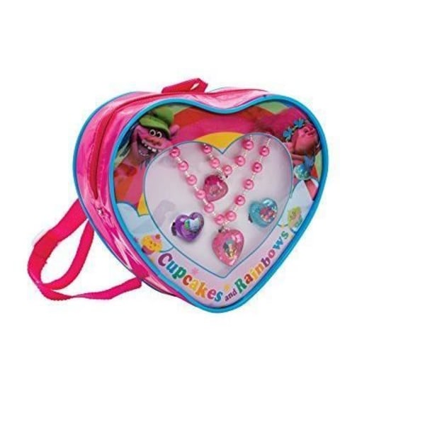 Joy Toy - 65140 - Smyckespel \Trolls\ i hjärtformad ryggsäck