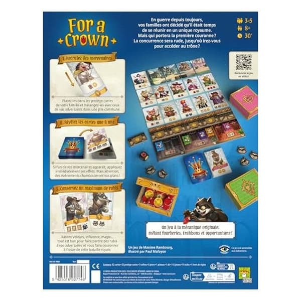 Strategi spel Asmodee För en Krona Flerfärgad