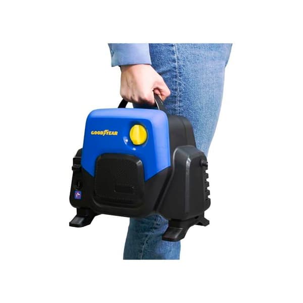 Högtryckstvätt - Goodyear - 1400W - Kompakt - 100 Bar - Flöde 4,5 l/min Blå
