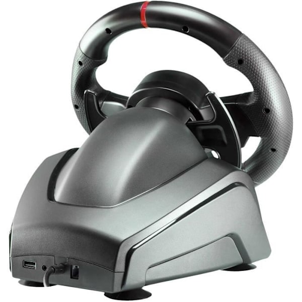 Racing ratt - SUPERDRIVE - GS650-X - Manuell växelspak - 3 pedaler - Paddle - PS4 / Xbox vit svart
