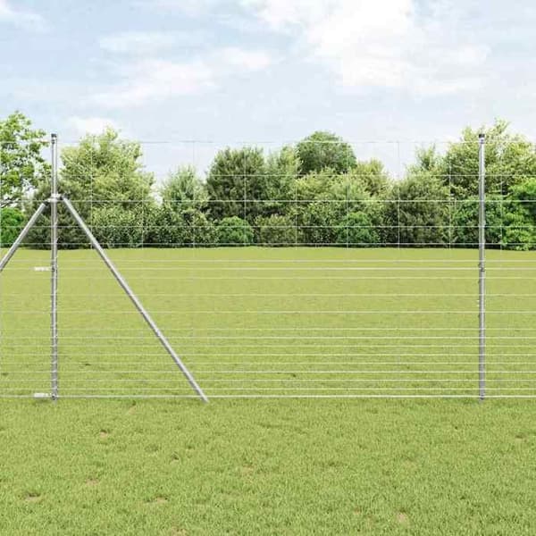 vidaXL Gräsgård Silver 42005850