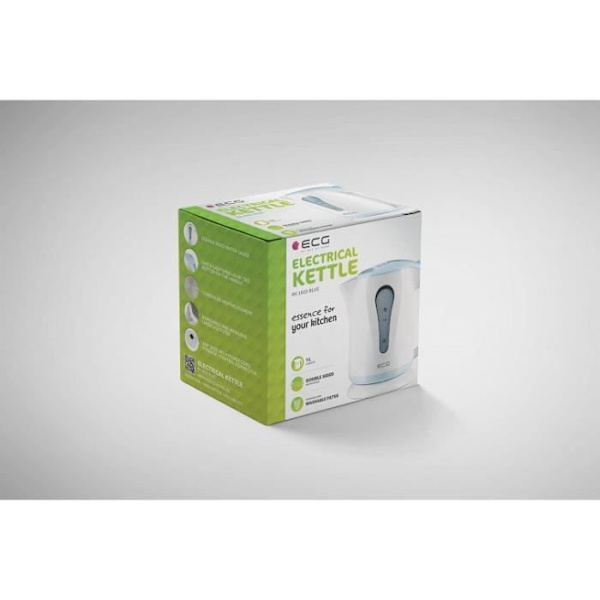 EKG RK 1022 vattenkokare - 1L - utan Bisfenol - 1000W