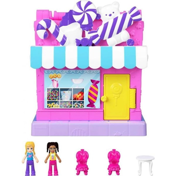 Univers av miniaturer - miniatyrboende - miniatyrgarage Mattel Polly Pocket godisbutik HNB03 /3
