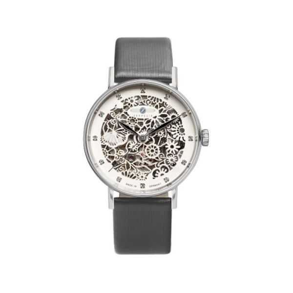 Automatisk klocka - Zeppelin - Mod. 7461-1 - Läder - Grå - Chic Grå Vit