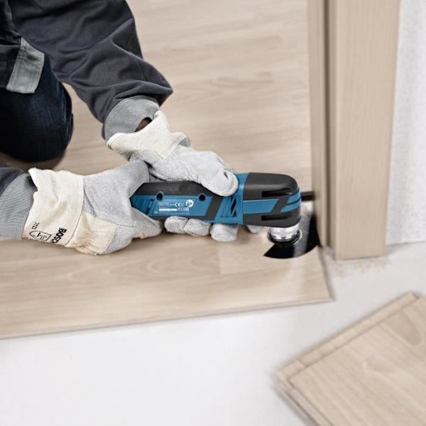 Bosch Professional GOP 12V-28 Kutter-Slip + 2 batterier 3,0Ah + Tillbehör + L-BOXX - 06018B5006