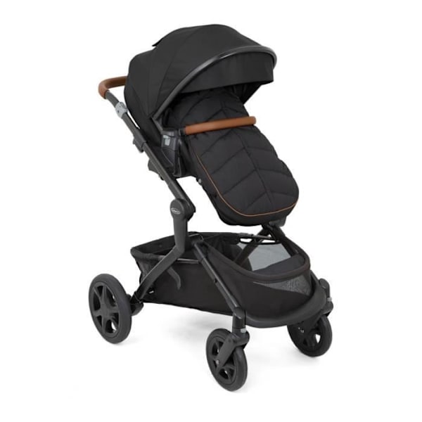 Flerfunktionsvagn - sport GRACO - 6DP999NOREU - Near2Me Elite Black - Med korg - 4 hjul - Blandat Svart