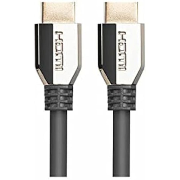 HDMI-kabel - LANBERG - V2.1 - 0,5m - 80Hz - Svart Flerfärgad