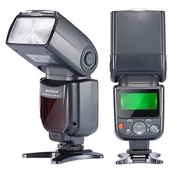 Extern blixt - Neewer - NW-670 - TTL - LCD-skärm - Kompatibel med Canon DSLR