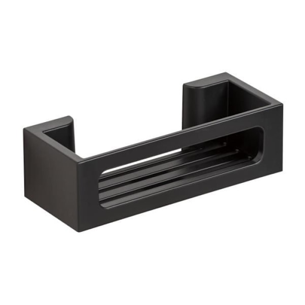 Väggställ - Wenko - Bralia - Svart - Turbo-Loc® - L 30 x H 8.5 x P 12 cm Svart