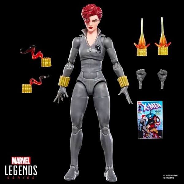 Figur Hasbro Marvel Legends Series Black Widow - Black Widow grå/gul