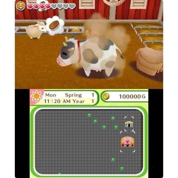 Harvest Moon: Celestial Tree Village 3DS-spel Vit