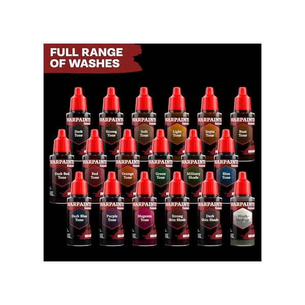 Akrylfärg - THE ARMY PAINTER - Fanatics Warpaint - Blekt röd - 18 ml - Blanda ring ingår Blekt rött
