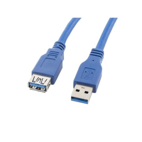 USB 3.0 A till USB A-kabel Lanberg CA-US3E-10CC-0018-B (1,8 m) - - - Lanberg