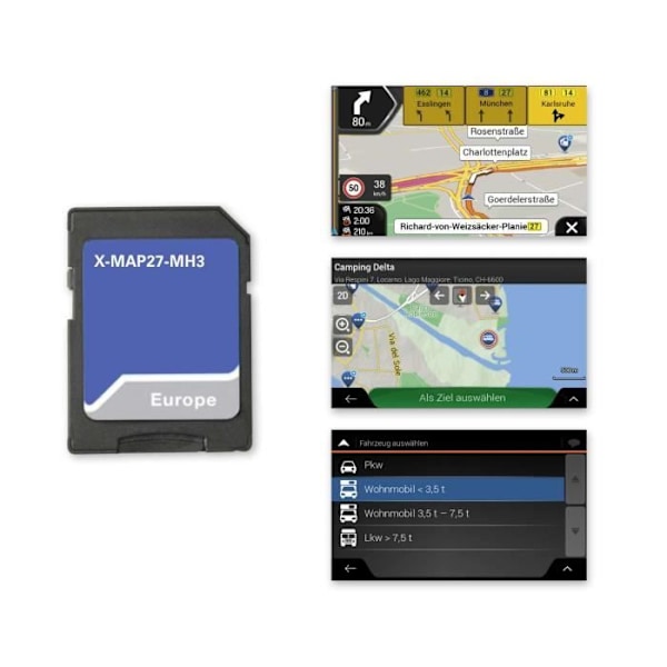 Xzent X MAP27 MH3 Navi Pack för X 427 och X F270 infotainmentsystem