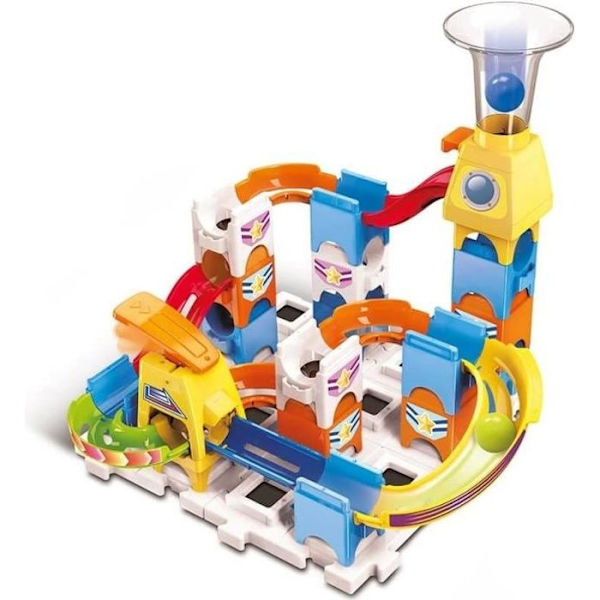 VTECH Marble Rush Discovery Set XS100 - 30 stycken och 3 MarbleMarbles ingår Flerfärgad