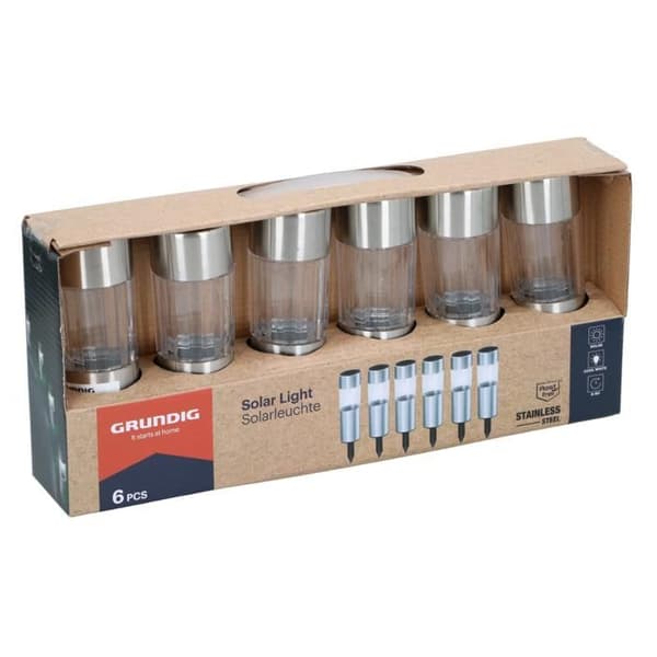Grundig Solcellslampor Set om 6 Pengar