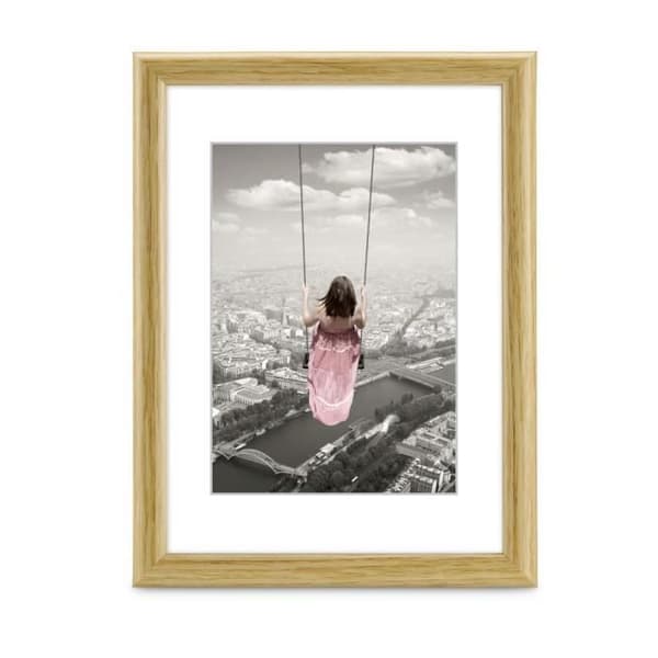 Ram - Swing - 30 x 40 cm - Plast - Gul - Samtida