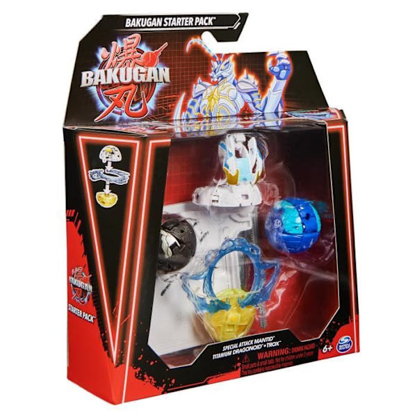 Bakugan Starter Pack - BAKUGAN - 2 Bakugan + 1 Bakugan Special Attack - Röd