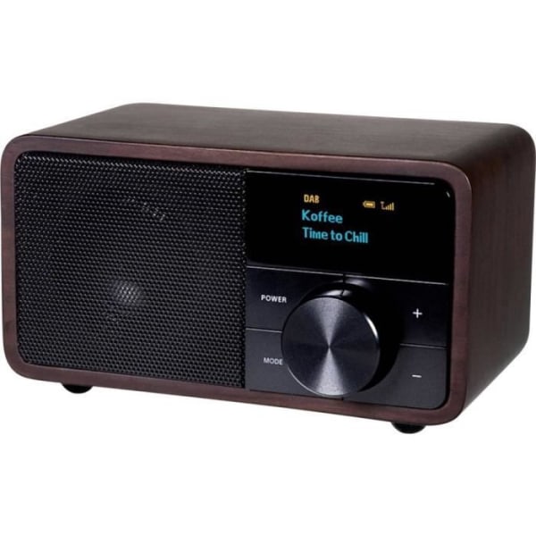 Kathrein DAB+ 1 minibordsradio DAB+, FM DAB+, FM, Bluetooth trä (mörk)
