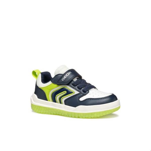 Barnskor Geox Buzzerlight B marinblå/citron 33