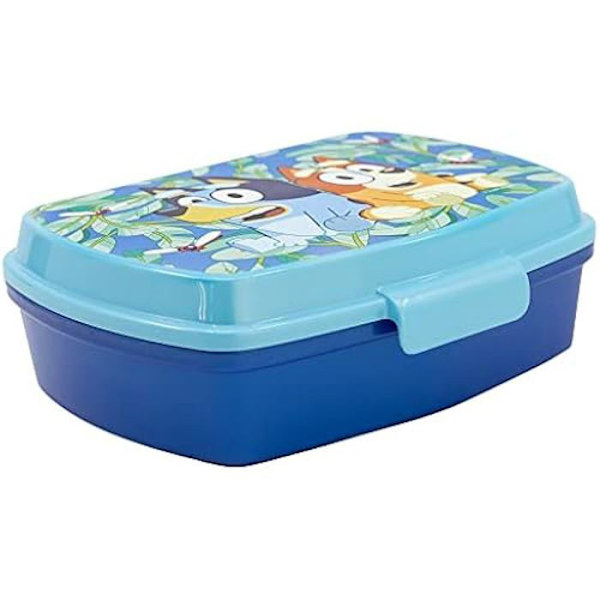 Rektangulär matlåda för barn - STOR - Flerfärgad - 5,6 cm x 14 cm x 17 cm Flerfärgad