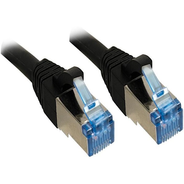 LINDY nätverkskabel - 6A S/FTP - LSOH - 500MHz - 5m - Svart