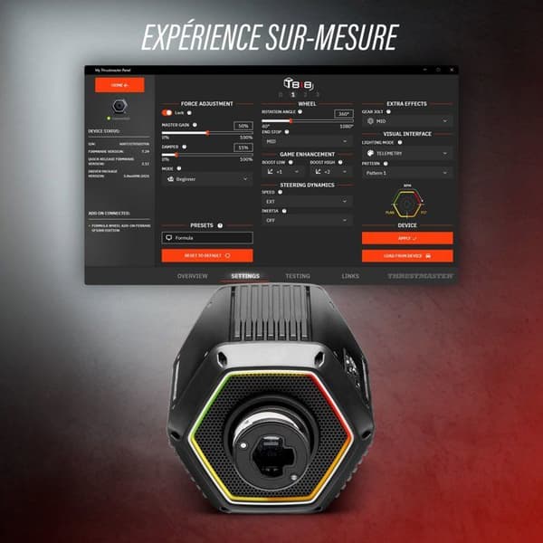 Simuleringsrat - THRUSTMASTER - T818 Black Ed. SV - Direktdrift - Force Feedback - PC Svart