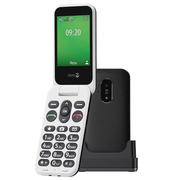Doro Leva E22 2,8” 4G Nano SIM Svart mobiltelefon