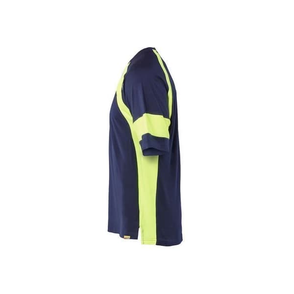 Blaklader t-shirt med hög synlighet Marinblå/gul M